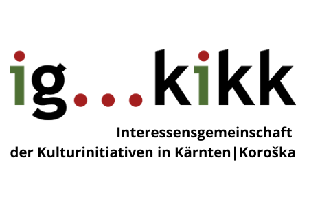 Logo Interessensgemeinschaft der Kulturinitiativen in Kärnten Koroška